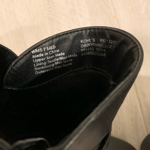 Black Motorcycle Ankle Boots - Picture 5 of 7